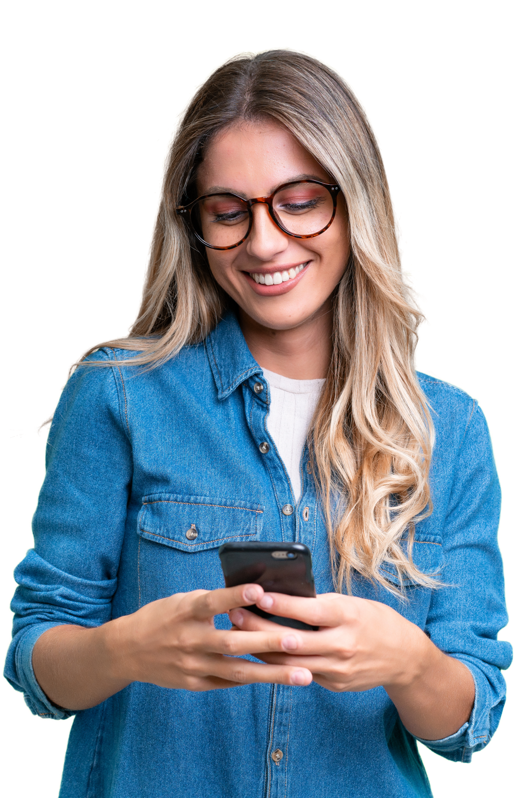Associada Premium usando o app no celular